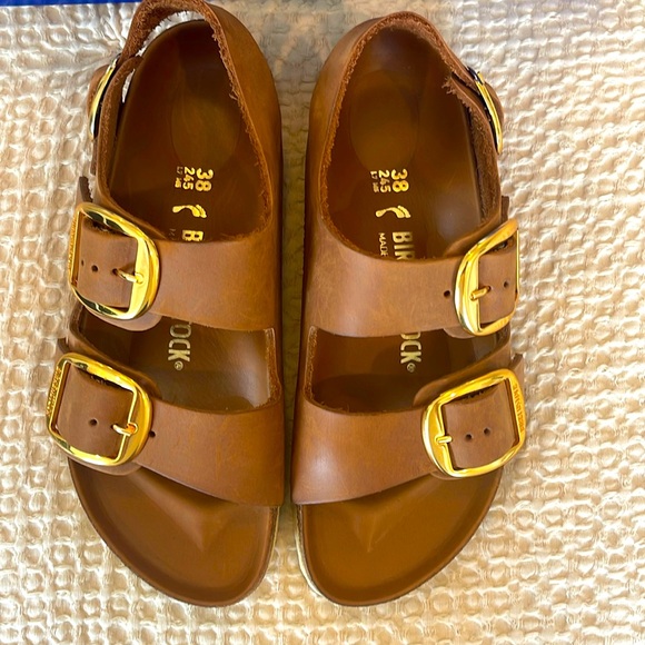 Milano Big Buckle Sandal - Cognac - EUC - 38 - Picture 4 of 9